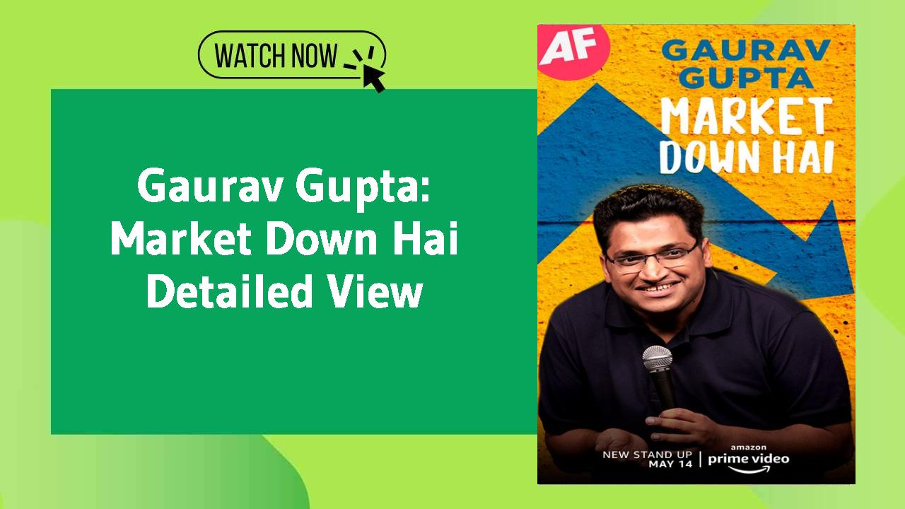 Gaurav Gupta: Market Down Hai